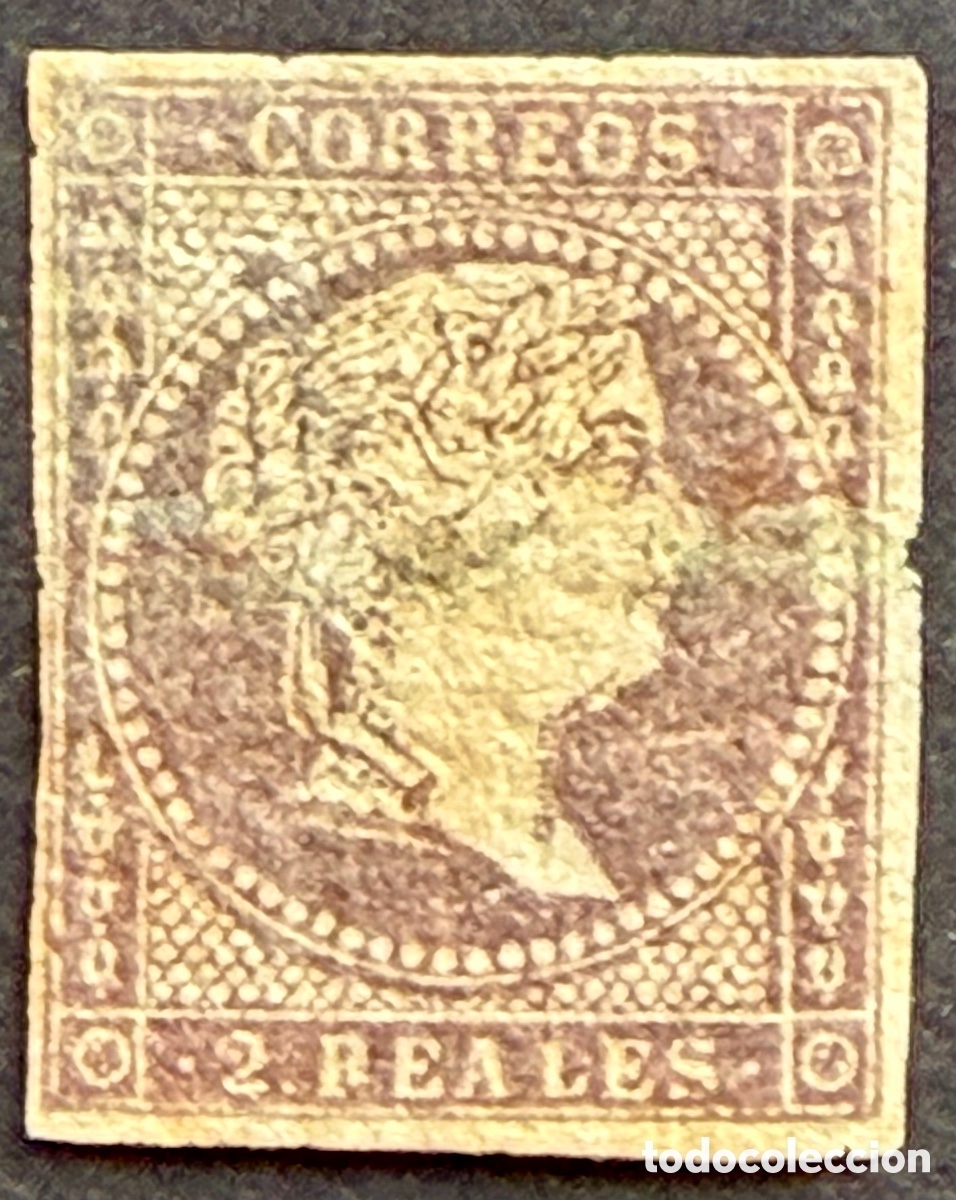 Sellos: Espa&ntilde;a 1855 Isabel II