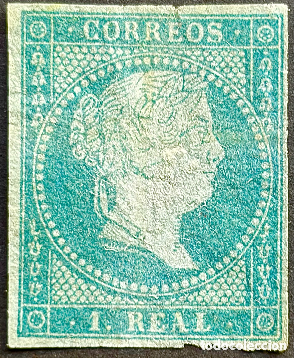 Sellos: Espa&ntilde;a 1855 Isabel II