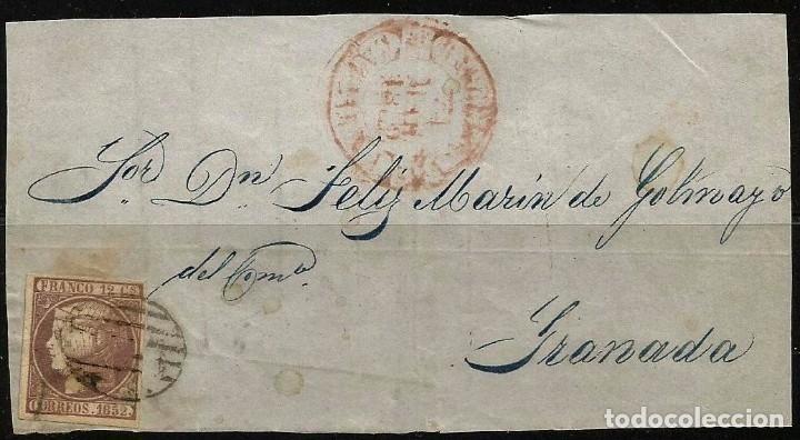 Sellos: FRONTAL 1852 EDIFIL 13