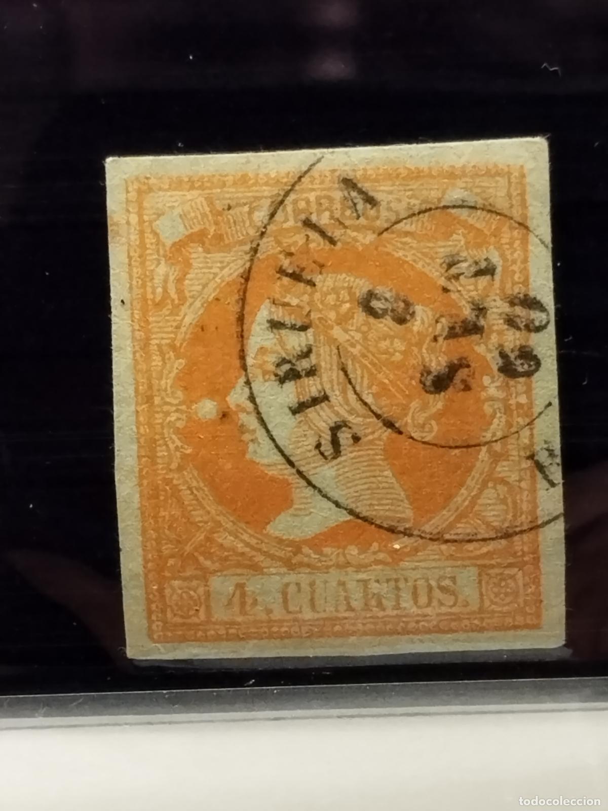 Sellos: FAC ESPA&Ntilde;A. EDIFIL 52. FECHADOR DE SIRUELA. BADAJOZ. MUY BONITO Y RARO.
