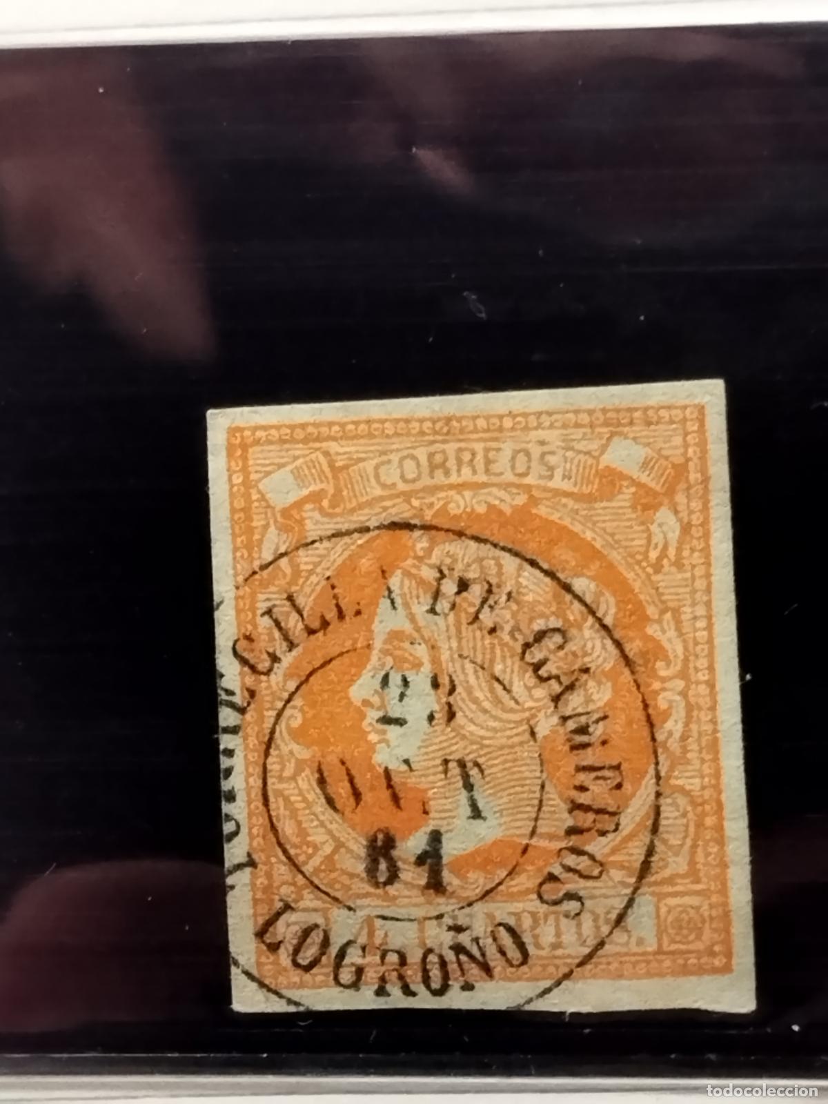 Briefmarken: FAC ESPA&Ntilde;A. EDIFIL 52. FECHADOR DE TORRECILLA DE CAMEROS. LOGRO&Ntilde;O. MUY BONITO.