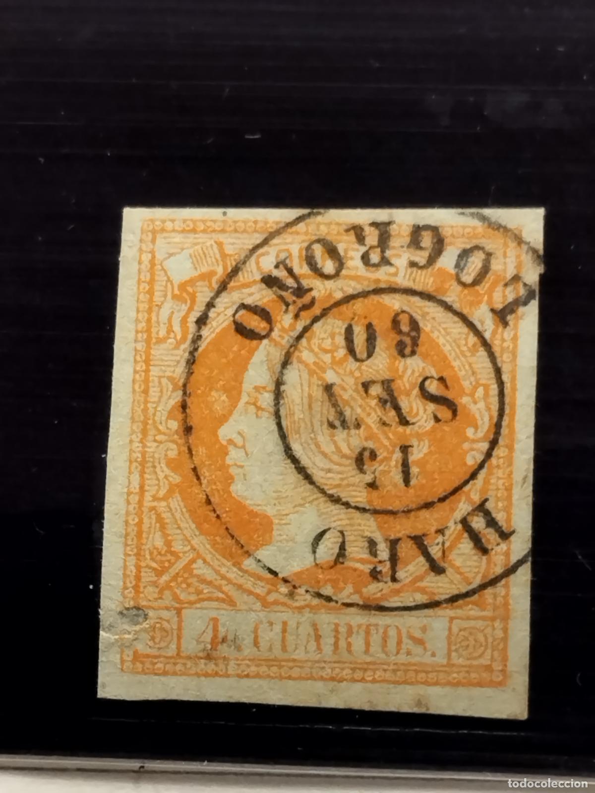 Briefmarken: FAC ESPA&Ntilde;A. EDIFIL 52. FECHADOR DE HARO. LOGRO&Ntilde;O. LUJO.