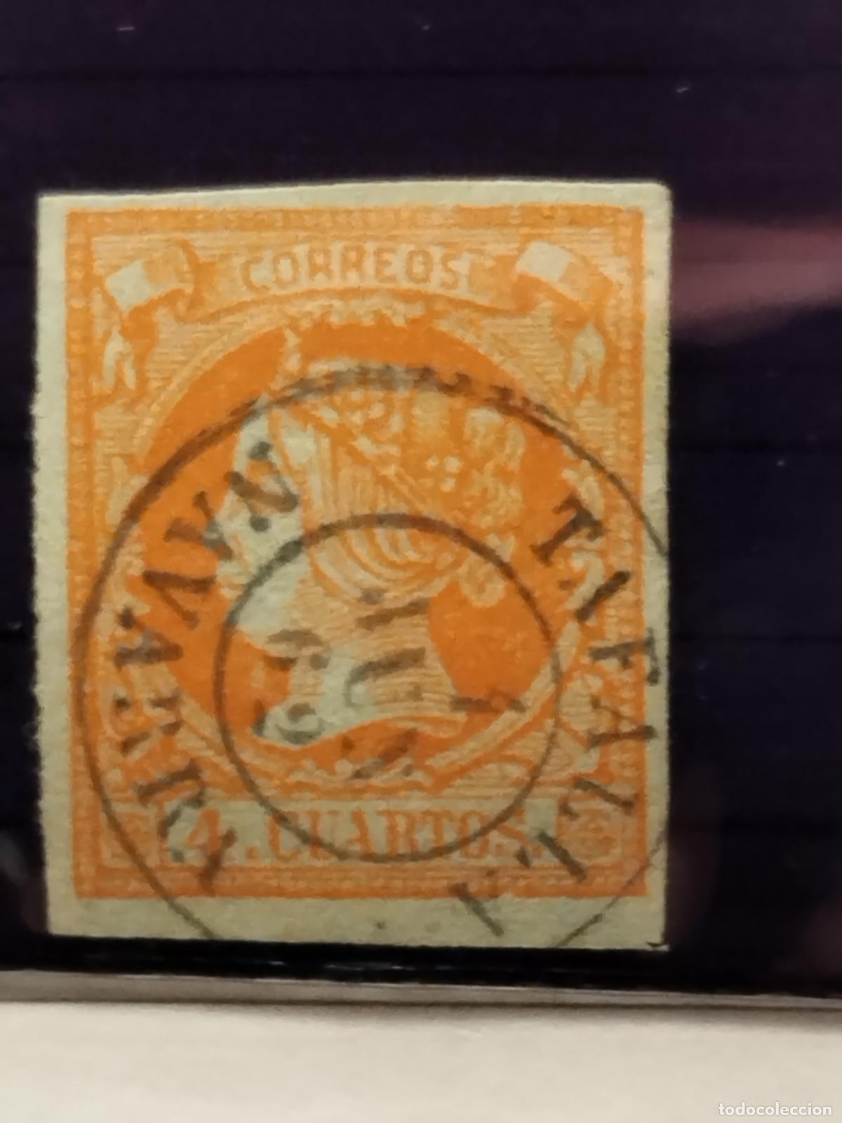 Briefmarken: FAC ESPA&Ntilde;A. EDIFIL 52. FECHADOR DE TAFALLA. NAVARRA. LUJO.