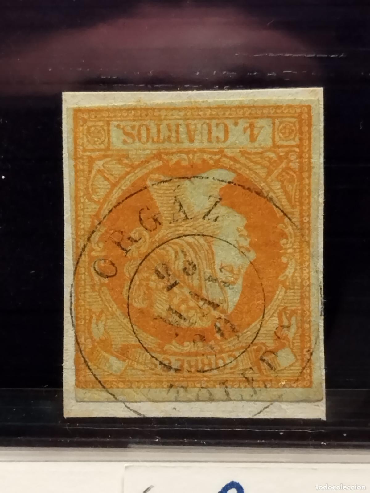 Briefmarken: FAC ESPA&Ntilde;A. EDIFIL 52. FECHADOR DE ORGAZ(TIPO II). TOLEDO. MUY BONITO.