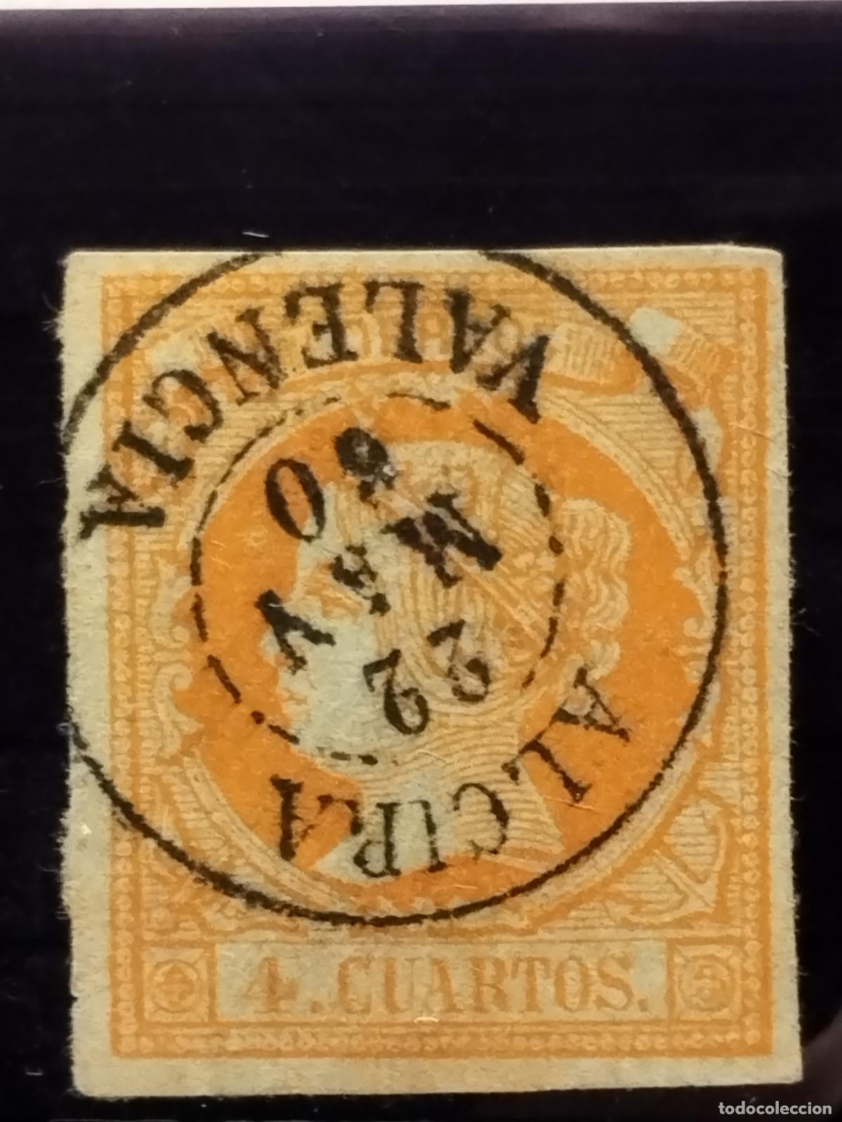 Briefmarken: FAC ESPA&Ntilde;A. EDIFIL 52. FECHADOR DE ALCIRA (TIPO II). VALENCIA. LUJO.