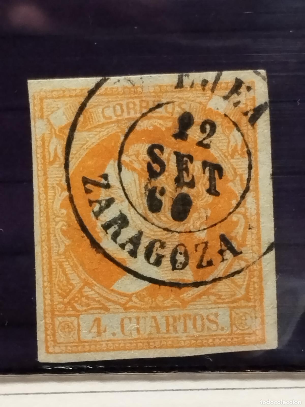 Briefmarken: FAC ESPA&Ntilde;A. EDIFIL 52. FECHADOR DE EJEA. ZARAGOZA. MUY BONITO.