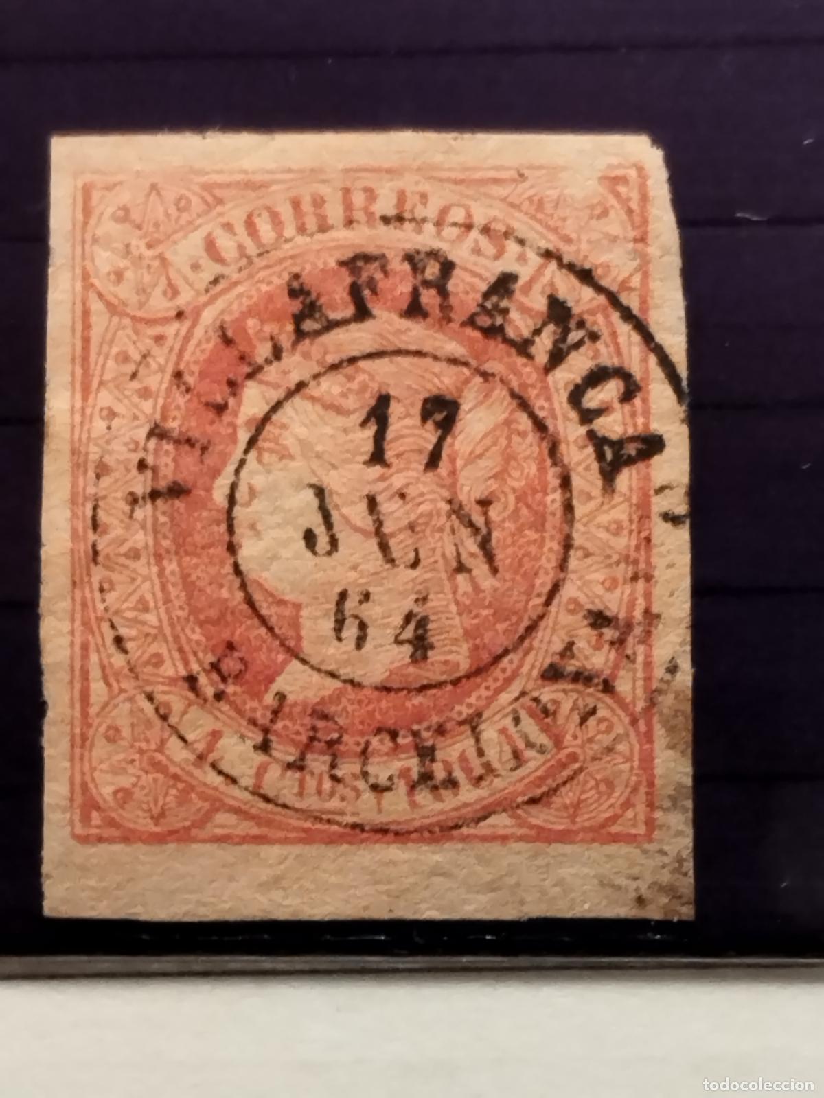 Briefmarken: FAC ESPA&Ntilde;A. EDIFIL 64. FECHADOR DE VILLAFRANCA. BARCELONA. MUY BONITO.