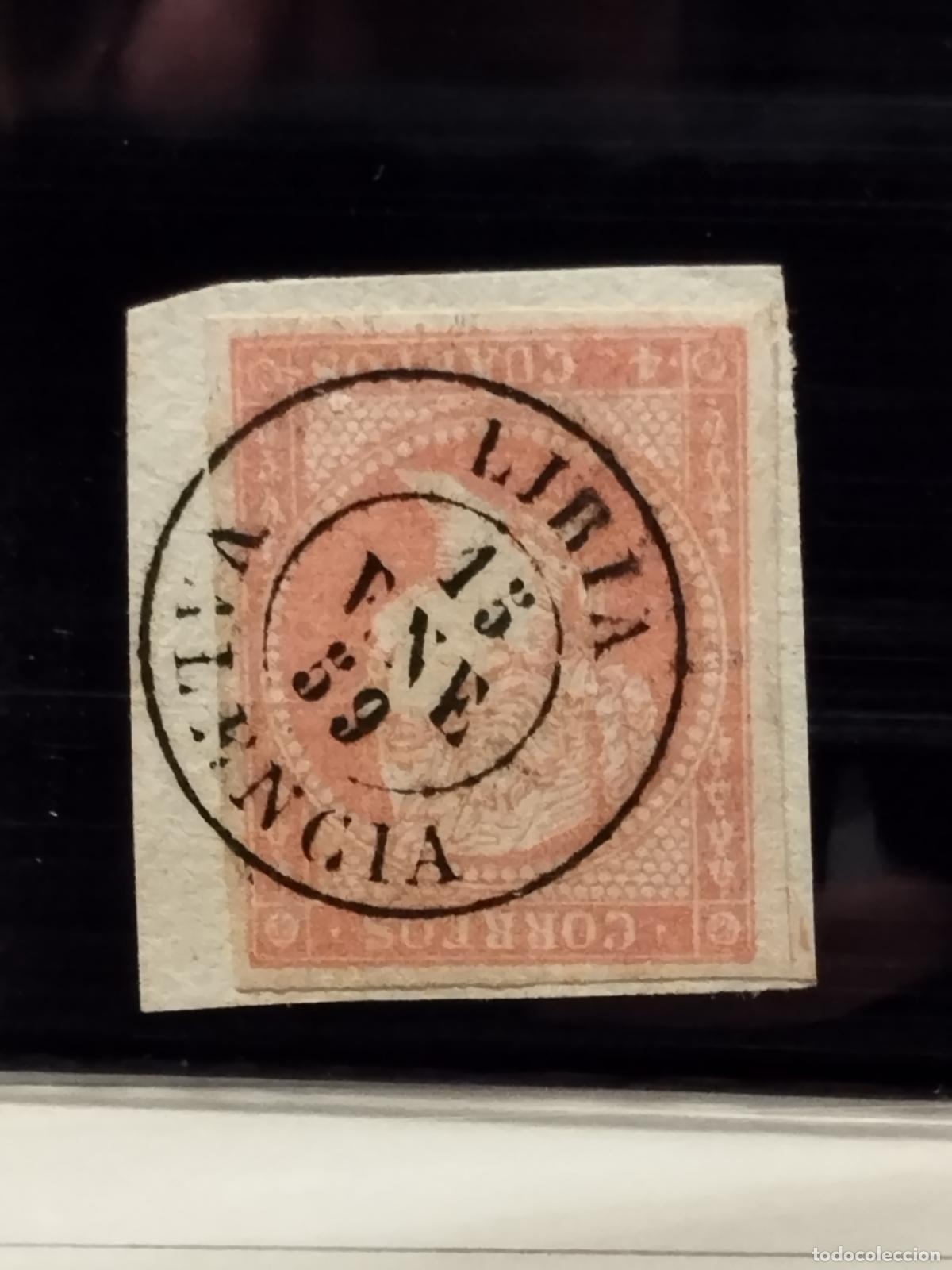 Briefmarken: FAC ESPA&Ntilde;A. EDIFIL 48. FECHADOR TIPO II DE LIRIA. VALENCIA. LUJO Y RARO.