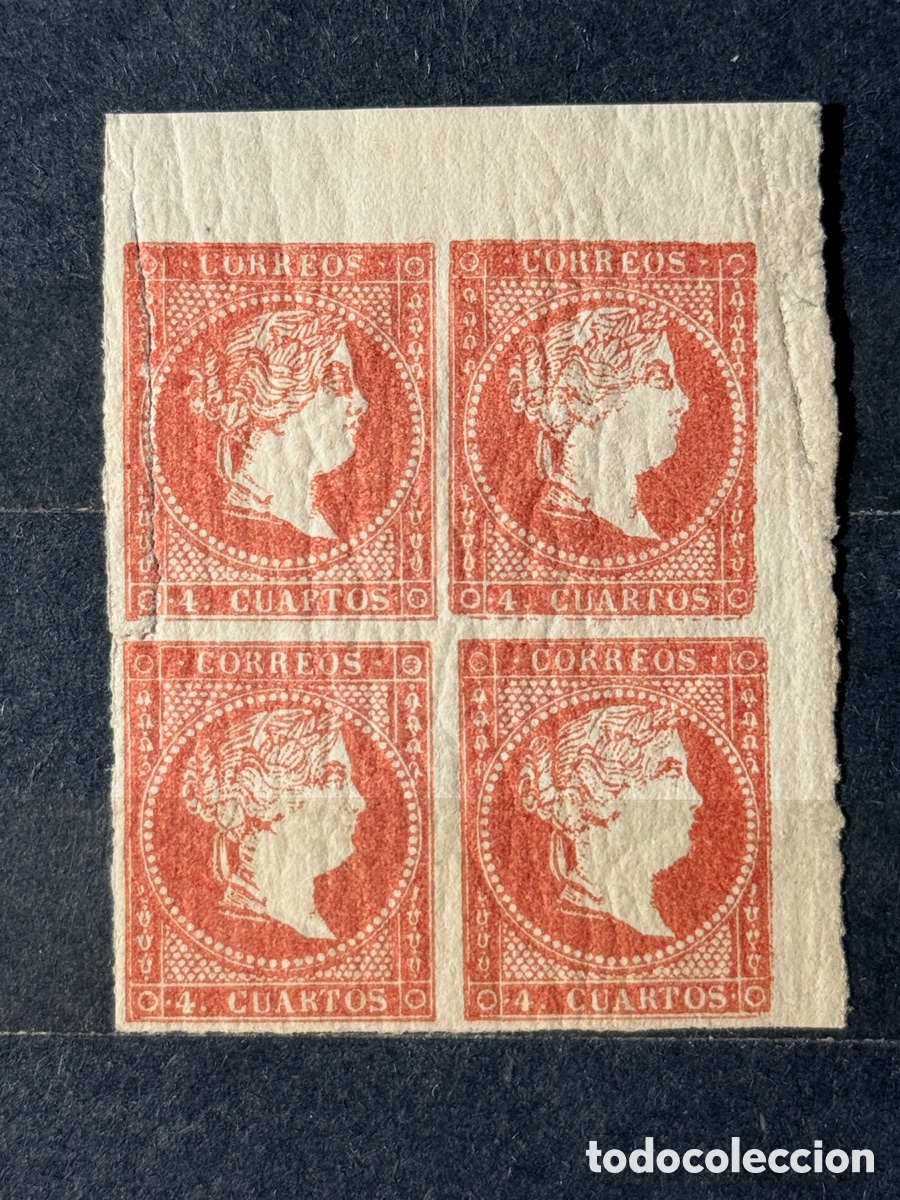 Sellos: Espa&ntilde;a. 1855. Isabel II. Edifil 48. Nuevos *