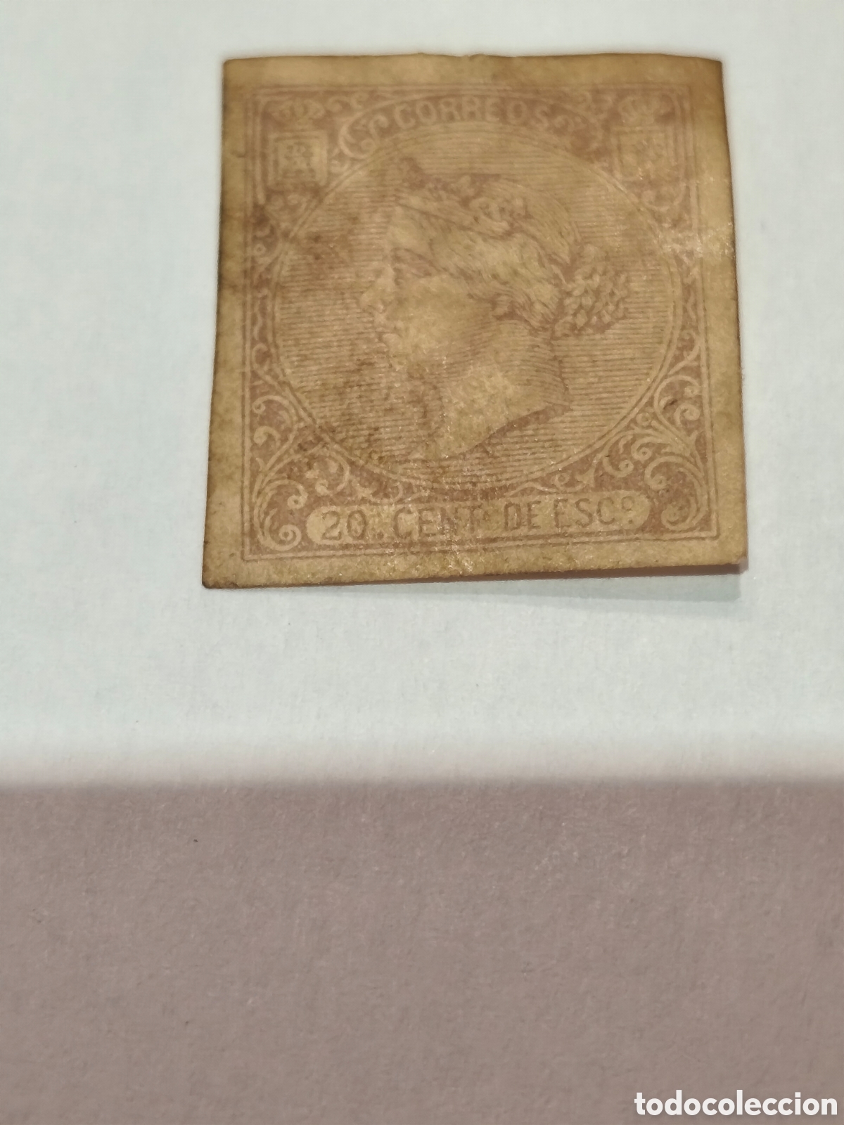 Sellos: Sellonclasico de Espa&ntilde;a n 85A,variedad sin dentar,20 cts lila nuevo con goma** ver