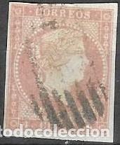 Sellos: SELLO USADO DE ESPA&Ntilde;A 1856, EDIFIL 48, YT 44