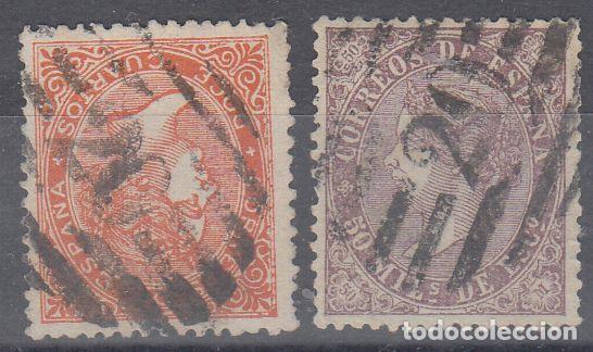 Sellos: EDIFIL N&ordm; 89A Y 98-PARRILLA N&ordm; 21-BURGOS-