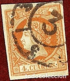 Sellos: 0052 usado. Rueda de carreta n.&ordm; 3