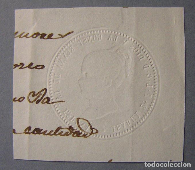 Sellos: SELLO EN SECO DE ISABEL II - Foto 2