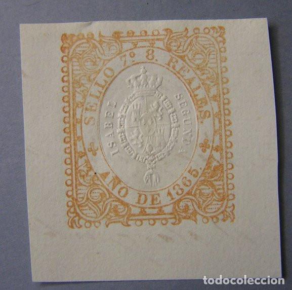 Sellos: SELLO FISCAL ISABEL II - SELLO 7&ordm; 8 REALES 1865