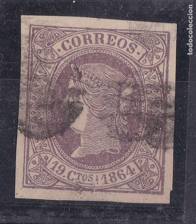 Sellos: AA12-Cl&aacute;sicos Edifil 66. usado Grandes M&aacute;rgenes . Perfecto