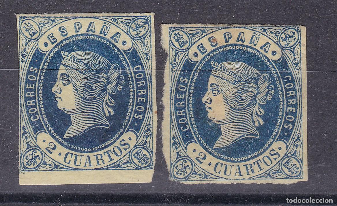 Sellos: AA16-Cl&aacute;sicos Edifil 57 x 2 Nuevos * Con Fijasellos. Variedad COLOR