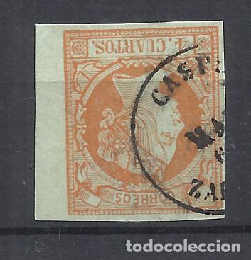 Sellos: isabel II fechador CASPE ZARAGOZA