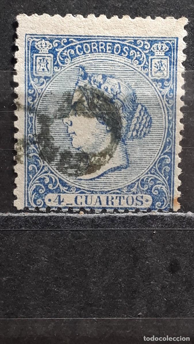 Sellos: ESPA&Ntilde;A. A&Ntilde;O 1866. &deg;. Matasello numeral. Edifil 81