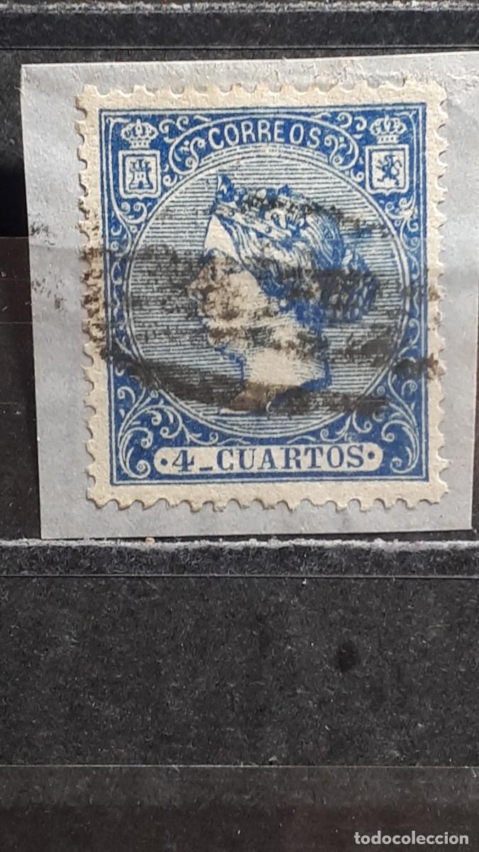 Sellos: ESPA&Ntilde;A. A&Ntilde;O 1866. &deg;. Matasello especial. Edifil 81