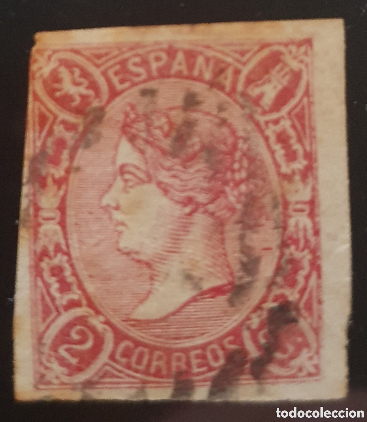 Sellos: Edifil 69 a&ntilde;o 1865. Alto valor cat&aacute;logo. Isabel II