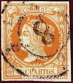 Sellos: 0052 usado. Rueda de carreta n.&ordm;8