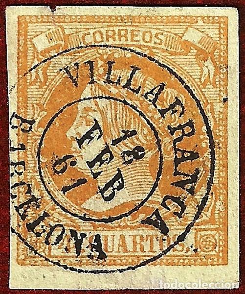 Sellos: 0052 usado. Fechador Vilafranca-Barcelona