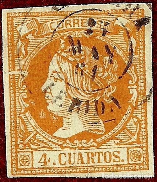 Sellos: 0052 usado. Variedad rotura del marco lado izquierdo