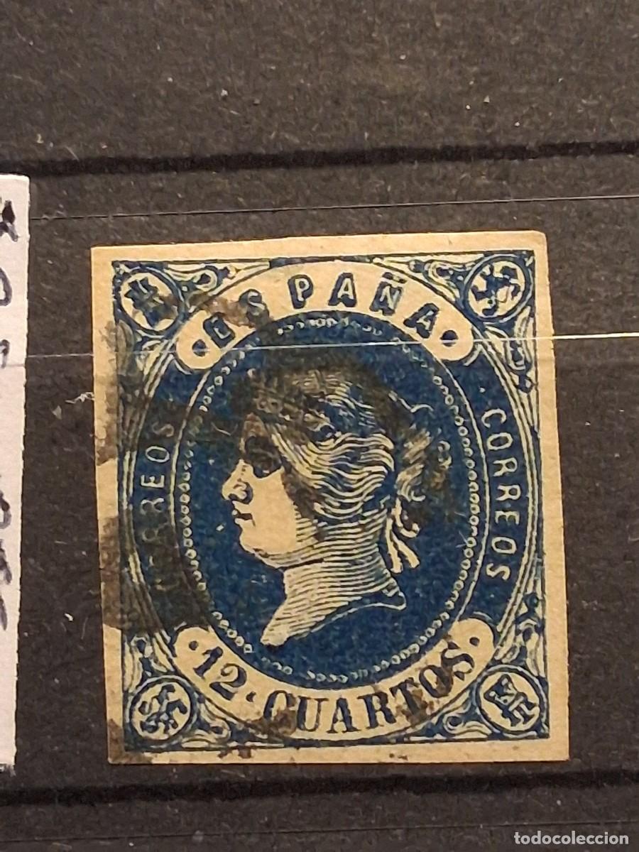 Sellos: ESPA&Ntilde;A,1866, CAT.EDIFIL 55.