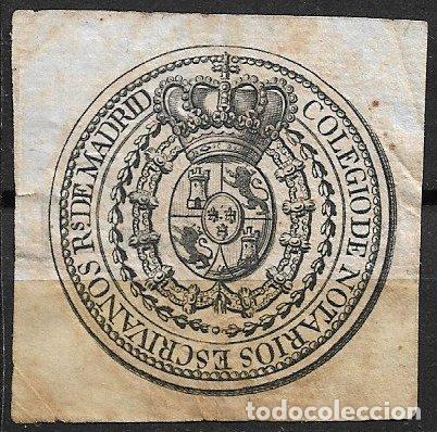 Sellos: Cabildo de Notarios Escribanos de Madrid (o)