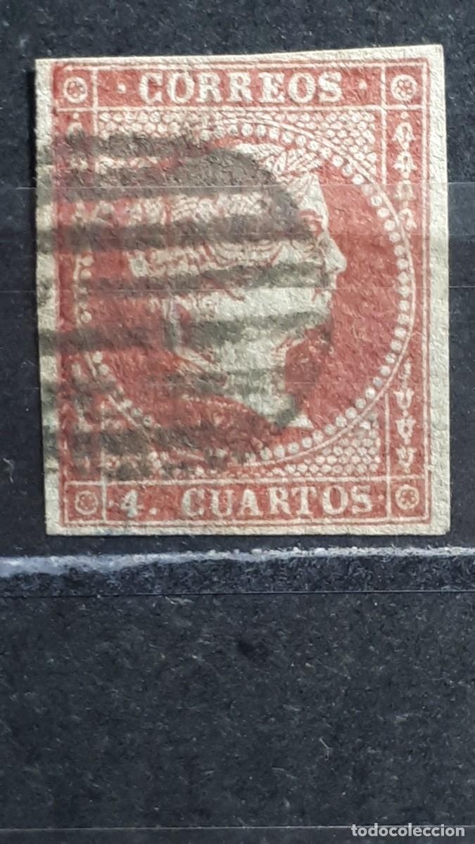 Sellos: ESPA&Ntilde;A. A&Ntilde;O 1855. &deg;. EDIFIL 48 - Foto 1