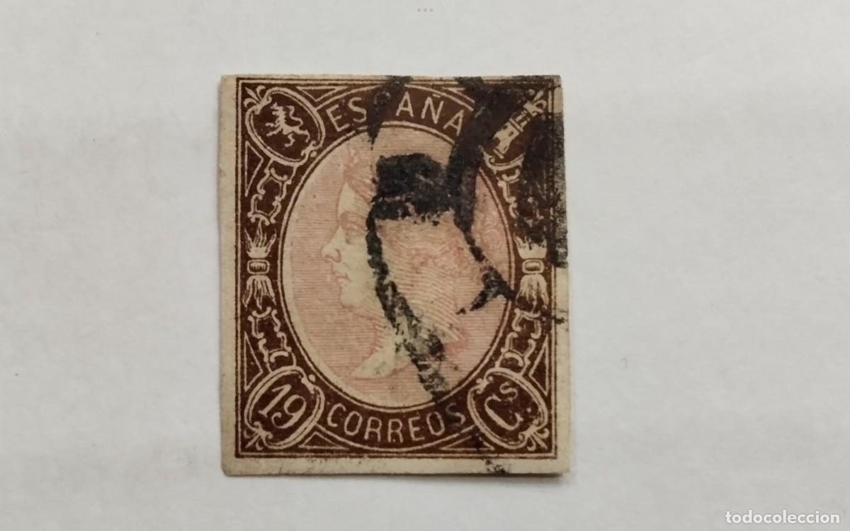 Sellos: ESPA&Ntilde;A - 1865 - ISABEL II - EDIFIL 71 - LUJO - VALOR CATALOGO 1000&euro; - Firmado Llach