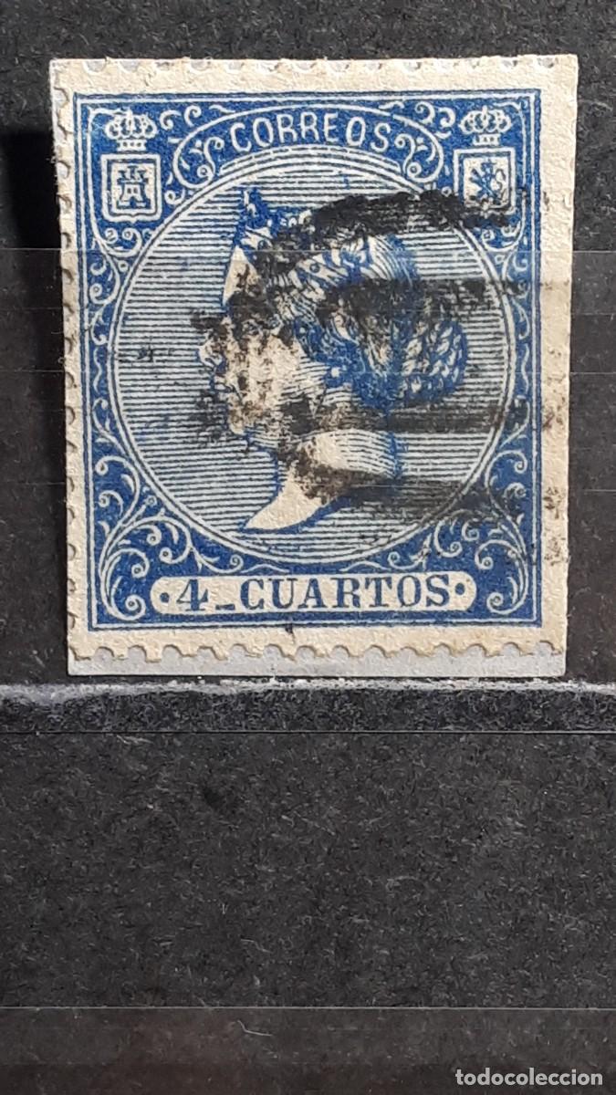 Sellos: ESPA&Ntilde;A. A&Ntilde;O 1866. &deg;. Matasello especial. Edifil 81