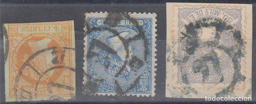 Sellos: EDIFIL N&ordm; 52-81-107-RUEDA DE CARRETA N&ordm; 27-GUADALAJARA-