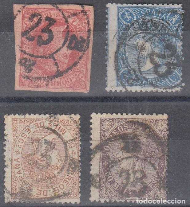 Sellos: EDIFIL N&ordm; 64.75-96-98-RUEDA DE CARRETA N&ordm; 23.CASTELLON-