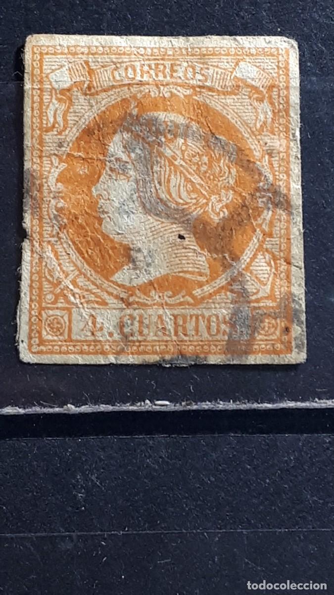 Sellos: ESPA&Ntilde;A. A&Ntilde;O 1860. &deg;. Edifil 52 - Foto 1
