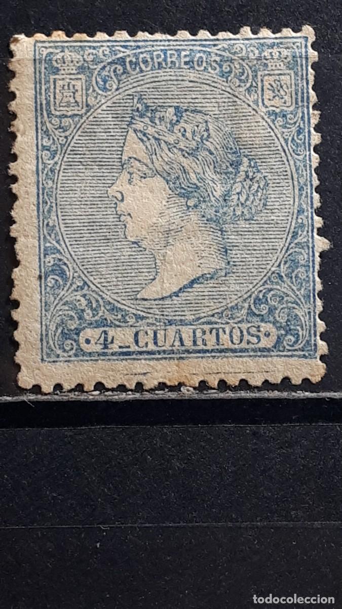 Sellos: ESPA&Ntilde;A. A&Ntilde;O 1866. *. Edifil 81 - Foto 1