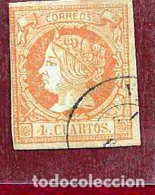 Sellos: Espa&ntilde;a. Edifil n.&ordm; 0052 usado.