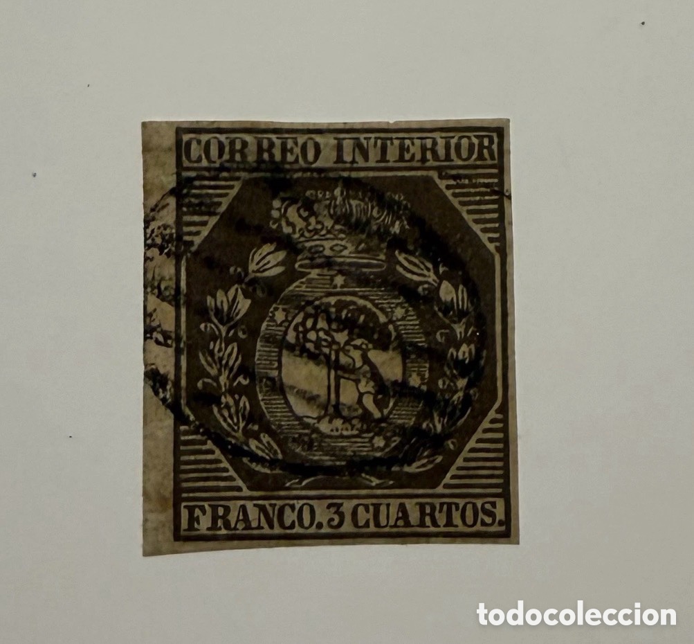 Sellos: Espa&ntilde;a 1853. EDIFIL 23 - Foto 1