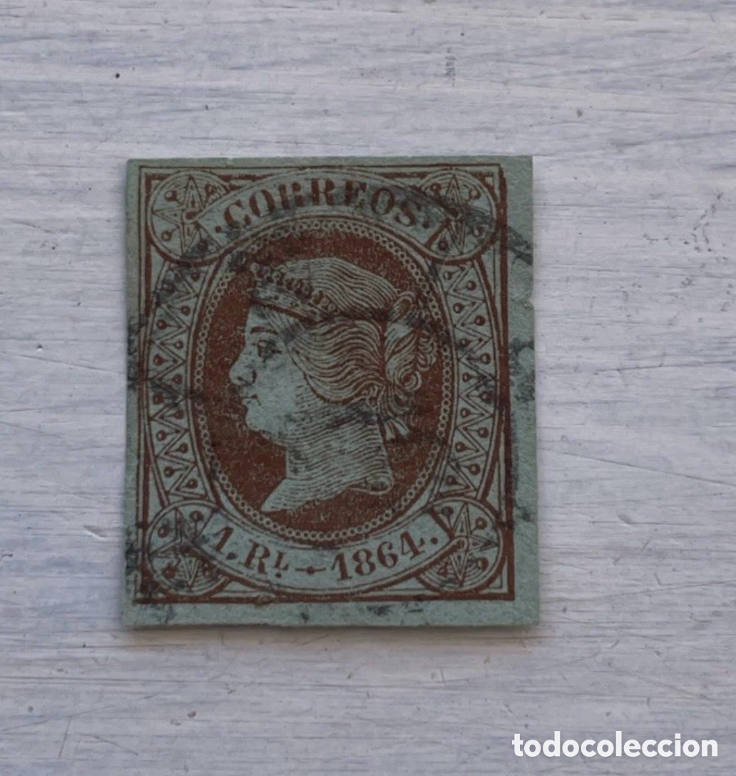 Sellos: Espa&ntilde;a 1864. EDIFIL 67. - Foto 1