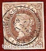 Sellos: Espa&ntilde;a. Edifil n.&ordm; 0058a usado. Fechador TII Graus-Huesca.