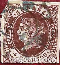 Sellos: Espa&ntilde;a. Edifil n.&ordm; 0058 usado.