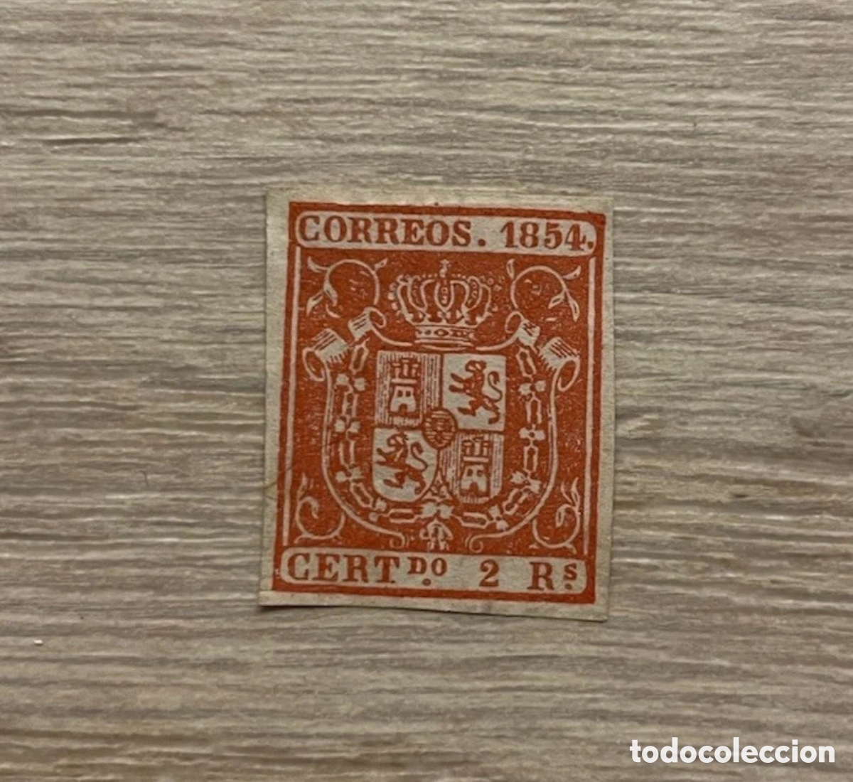 Sellos: ESPA&Ntilde;A 1854 ESPA&Ntilde;A EDIFIL 25