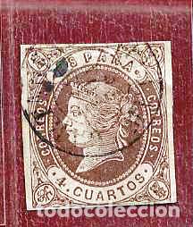 Sellos: Espa&ntilde;a. Edifil n.&ordm; 0058 usado.