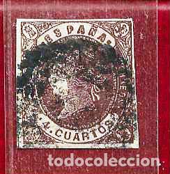Sellos: Espa&ntilde;a. Edifil n.&ordm; 0058 usado.