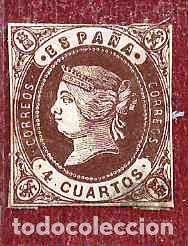 Sellos: Espa&ntilde;a. Edifil n.&ordm; 0058 usado. - Foto 1