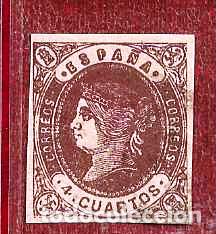 Sellos: Espa&ntilde;a. Edifil n.&ordm; 0058 usado. - Foto 1