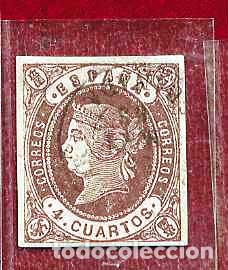 Sellos: Espa&ntilde;a. Edifil n.&ordm; 0058 usado.