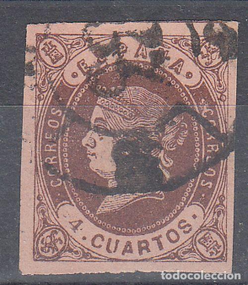 Sellos: EDIFIL N&ordm; 58-RUEDA DE CARRETA N&ordm; 33-LOGRO&Ntilde;O-