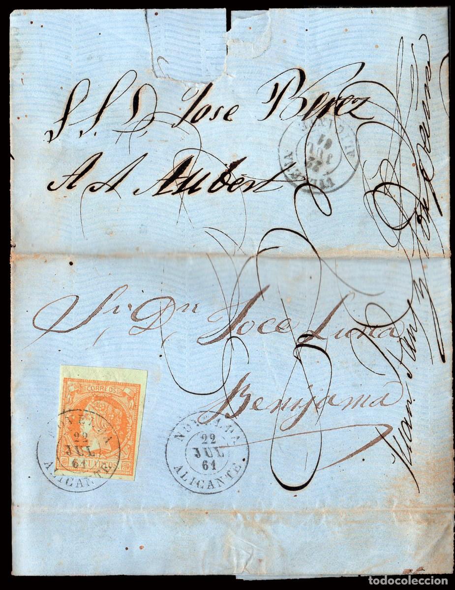 Sellos: Alicante - Edi o 52 - Carta Mat Fech. Tp. II &rdquo;Novelda&rdquo;